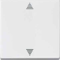 MTN586219,Blind push-button, polar white, System M