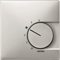TN537446,Central plate for room temperature control insert with changeover contact, stainless steel, Artec/Antique